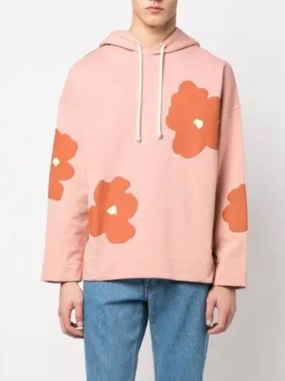 Sandro Floral-Print Pullover Hoodie